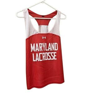 University Of Maryland Lacrosse Women’s Size Large Reversible Mesh Jersey
